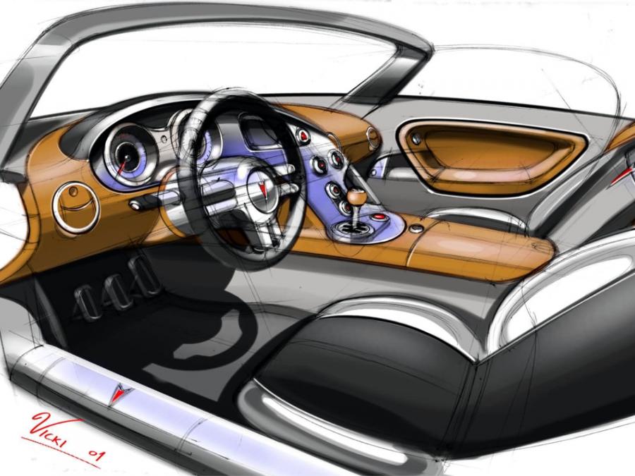  Pontiac Solstice Roadster Concept 2002 года  (фото 19 из 34)